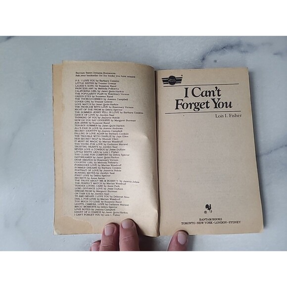 I Can't Forget You By Lois I. Fisher Paperback - Picture 3 of 10